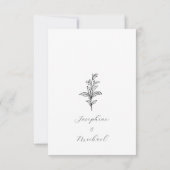 Elegant Kaart voor botanische flesontdekking (Achterkant)