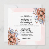 Elegant Kaart Wedding Invitation Design Vector (Voorkant)