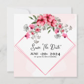 Elegant Kaart Wedding Invitation Kaart Design (Achterkant)