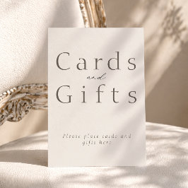 Elegant Kaarten en Cadeaus Bord, Minimalistische T