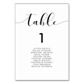 Elegant kaarten voor zwarte en witte bruiloft (Voorkant)