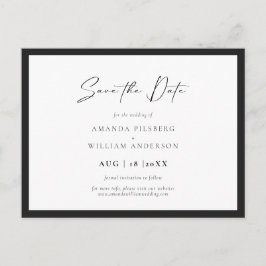 Elegant kader moderne bewaar de datum briefkaart