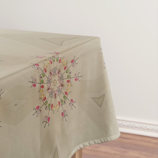 Elegant Kaleidoscopisch ventilatordeegment Tafelkleed (Voorbeeld)