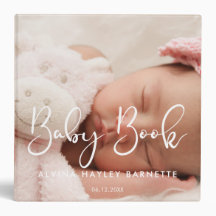 Elegant kalligrafie Baby Boekenfoto