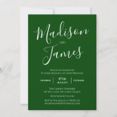 Elegant kalligrafie Eenvoudig minimalistisch moder Kaart (Voorkant)