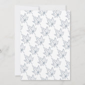 Elegant kalligrafie modern Vrijgezellenfeest Kaart (Achterkant)