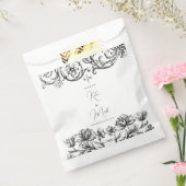 Elegant  kalligrafie script bruiloft bedankzakje (Gezegeld)