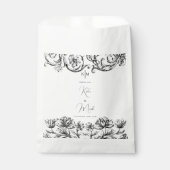 Elegant  kalligrafie script bruiloft bedankzakje (Voorkant)