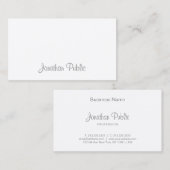 Elegant kalligrafiescript Professional Stijlvolle  Visitekaartje (Voorkant / Achterkant)