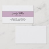 Elegant, kalligrafisch ontwerp, minimalistisch visitekaartje (Voorkant / Achterkant)