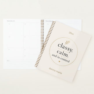 Elegant Kalm en Productief onder Controle Planner