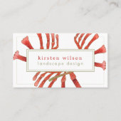 Elegant Kangaroo Paw Flowers - Gepersonaliseerd Visitekaartje (Voorkant)