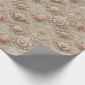 Elegant kant bloemeninpakpapier cadeaupapier (Hoek)