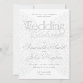 Elegant Kant Grijs & Wit Modern Minimalist Kaart