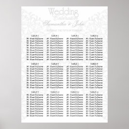 Elegant Kant Grijs & Wit Modern Minimalist Poster