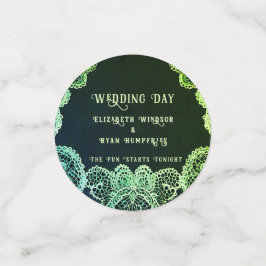 Elegant Kant" Huwelijksuitnodiging Collectie Confetti