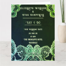 Elegant Kant" Huwelijksuitnodiging Collectie