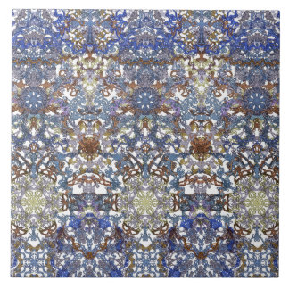 Elegant kant patroon in edele kleuren-Art Nouveau Tegeltje