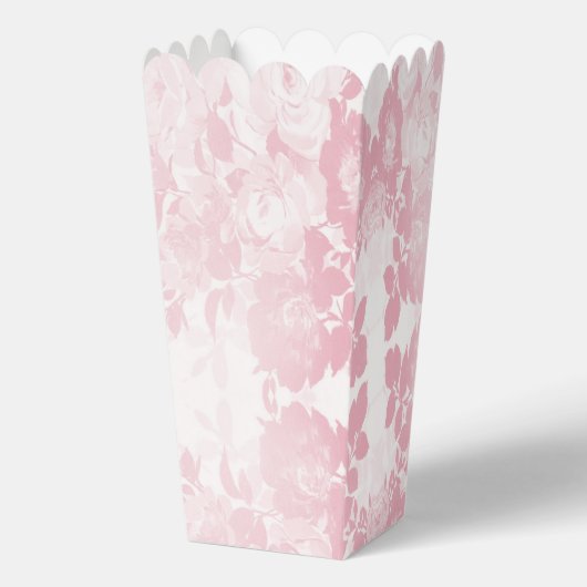 Elegant kant roze bloemen gunstig voor doos bedankdoosjes (Voorkant)