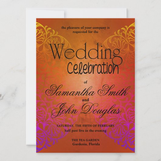 Elegant Kant Rustiek & Zwart Modern Minimalistisch Kaart (Voorkant)