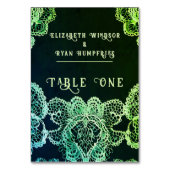 Elegant Kant " Wedding Invitation Collectie Kaart (Voorkant)