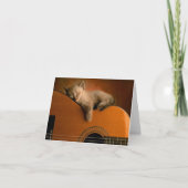 Elegant Kat Notecard Kaart (Voorkant)