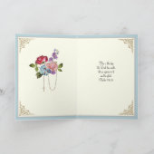 Elegant katholiek Afstuderen Maagd Maria Rozen Kaa Kaart (Binnen)