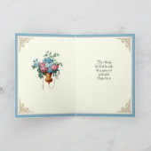 Elegant katholiek Afstuderen Maagd Maria Rozen Kaa Kaart (Binnen)