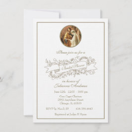 Elegant Katholiek Goud Eenvoudig Klassiek Kaart
