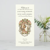 Elegant-katholiek programma voor massale weddensch (Staand voorkant)