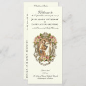 Elegant-katholiek programma voor massale weddensch (Voorkant / Achterkant)