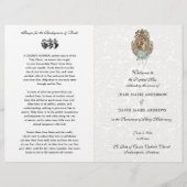 Elegant katholiek traditioneel massaweddenschap (Voorkant)