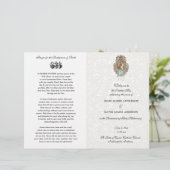 Elegant katholiek traditioneel massaweddenschap (Staand voorkant)