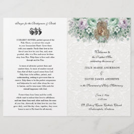 Elegant katholiek traditioneel massaweddenschap