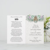 Elegant katholiek traditioneel massaweddenschap (Staand voorkant)