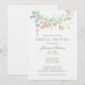 Elegant-katholiek Vrijgezellenfeest Eucalyptus Kaart (Voorkant / Achterkant)