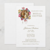 Elegant katholiek Vrijgezellenfeest Rozen Rosary Kaart (Voorkant / Achterkant)