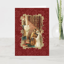 Elegant katholieke bruiloft Gold Burgundy