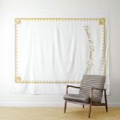 Elegant katholieke bruiloft Tapestry Wandkleed (In Situ (horizontaal))