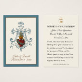 Elegant katholieke bruiloft voor Kaart (Voorkant /achterkant)