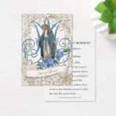 Elegant katholieke bruiloft voor Maagd Maria Kaart (Bureau)