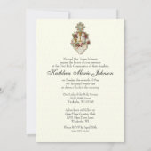 Elegant-katholieke Heilige Communie Jesus Invitati Kaart (Achterkant)