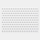 Elegant katholieke maagd Mary Black en White Inpakpapier Vel (Voorkant)