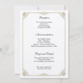 Elegant katholieke maagd Mary Jesus Wedding Kaart (Achterkant)