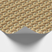 Elegant katholieke Maagd Mary St. Joseph Wedding Cadeaupapier (Hoek)