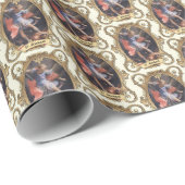 Elegant-katholieke Saint Michael Archangel Religie Cadeaupapier (Rol Hoek)