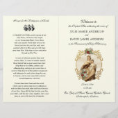 Elegant katholieke Weddenschappen Mass Programme (Voorkant)