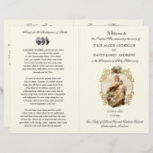 Elegant katholieke Weddenschappen Mass Programme (Voorkant / Achterkant)