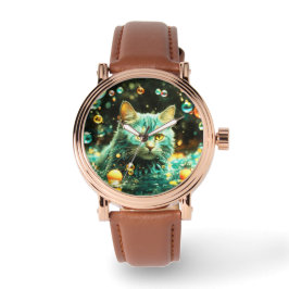 Elegant kattenhorloge voor kattenliefhebber horloge
