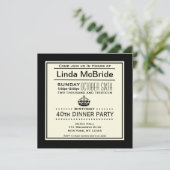 Elegant Keep Calm Birthday Kaart (Staand voorkant)